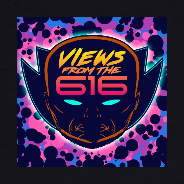 That Purple Views From The 616 Logo by ForAllNerds